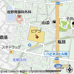 エンゼル 幸田店周辺の地図