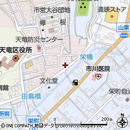 静岡県浜松市天竜区大谷13-5周辺の地図