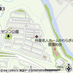 公社清和台住宅団地１３号棟周辺の地図
