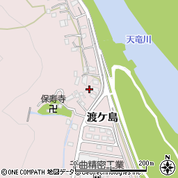 静岡県浜松市天竜区渡ケ島1591周辺の地図