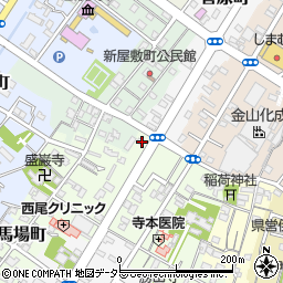 愛知県西尾市大給町113周辺の地図
