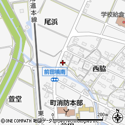愛知県額田郡幸田町菱池西脇74周辺の地図