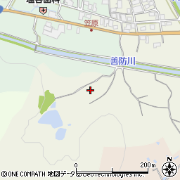 兵庫県加西市東笠原町周辺の地図