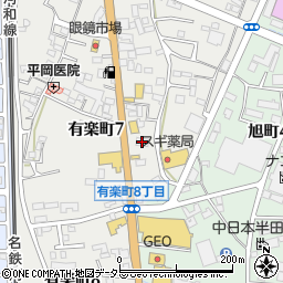 イスコジャパン株式会社半田営業所周辺の地図