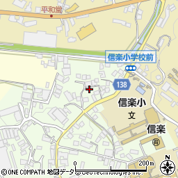 滋賀県甲賀市信楽町江田977-27周辺の地図