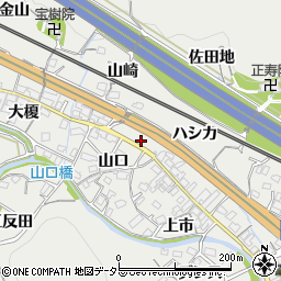 愛知県豊川市長沢町ハシカ周辺の地図