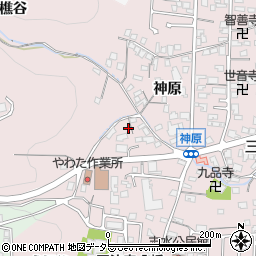 京都府八幡市八幡神原116-5周辺の地図