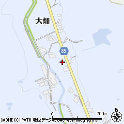 兵庫県加東市大畑周辺の地図