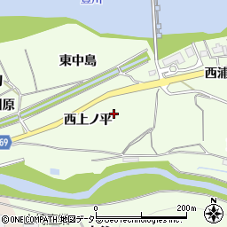 愛知県新城市一鍬田西上ノ平周辺の地図