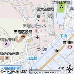 静岡県浜松市天竜区大谷114周辺の地図