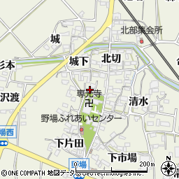 愛知県額田郡幸田町野場西脇周辺の地図