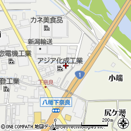 京都府八幡市下奈良名越周辺の地図
