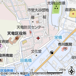 静岡県浜松市天竜区大谷92周辺の地図