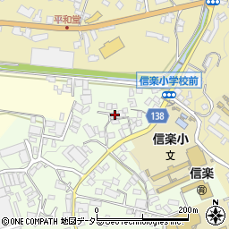 滋賀県甲賀市信楽町江田977-6周辺の地図