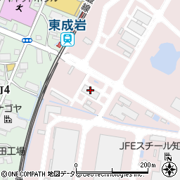 濱田電機工業株式会社　半田作業所周辺の地図