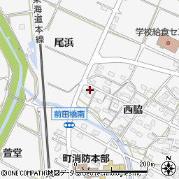 愛知県額田郡幸田町菱池西脇76周辺の地図