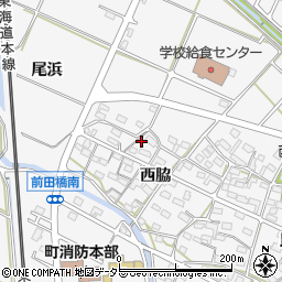 愛知県額田郡幸田町菱池西脇16周辺の地図