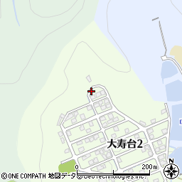 大寿台駐車場周辺の地図