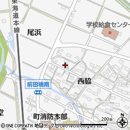 愛知県額田郡幸田町菱池西脇63-2周辺の地図