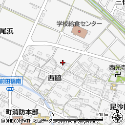 愛知県額田郡幸田町菱池西脇11周辺の地図
