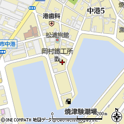 三保鮪漁業株式会社　焼津営業所周辺の地図