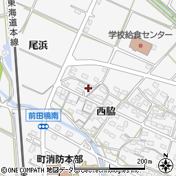 愛知県額田郡幸田町菱池西脇62周辺の地図