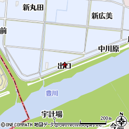 愛知県新城市川田出口周辺の地図