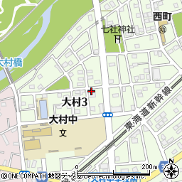 大井川農協　大村支店周辺の地図