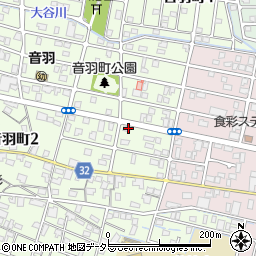 ピュアクリーニング音羽町店周辺の地図