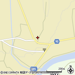 兵庫県赤穂郡上郡町八保甲周辺の地図