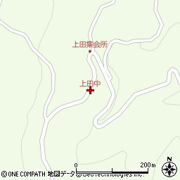上田中周辺の地図