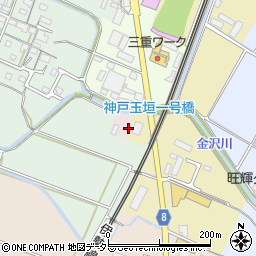 三重県鈴鹿市神戸寺家町周辺の地図