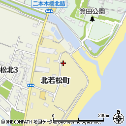 三重県鈴鹿市北若松町392-32周辺の地図