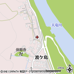 静岡県浜松市天竜区渡ケ島1607周辺の地図