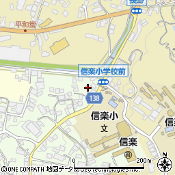 滋賀県甲賀市信楽町江田975周辺の地図