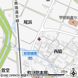 愛知県額田郡幸田町菱池西脇78周辺の地図