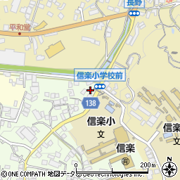 滋賀県甲賀市信楽町江田975-7周辺の地図