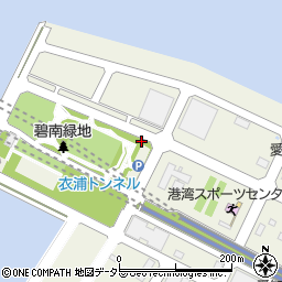 碧南緑地トイレ周辺の地図