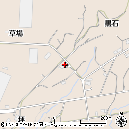 愛知県新城市黒田草場125周辺の地図