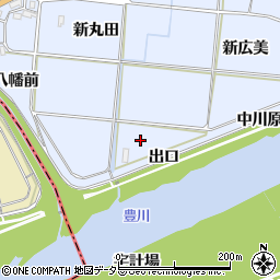 愛知県新城市川田新広美周辺の地図