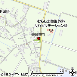 矢崎神社周辺の地図