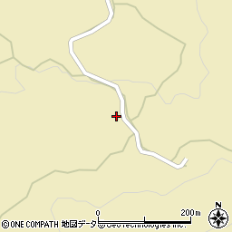 愛知県新城市黄柳野栗ノ元871-3周辺の地図