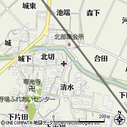 愛知県額田郡幸田町野場北切62周辺の地図