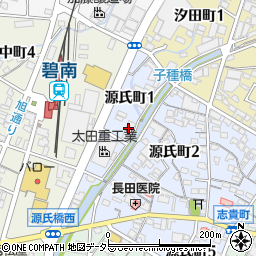 角万製菓株式会社周辺の地図