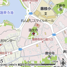 蓮生寺周辺の地図