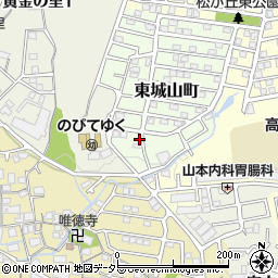 大阪府高槻市東城山町1-16周辺の地図
