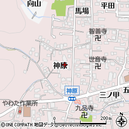 京都府八幡市八幡（神原）周辺の地図