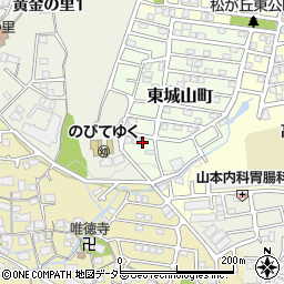 大阪府高槻市東城山町1-14周辺の地図