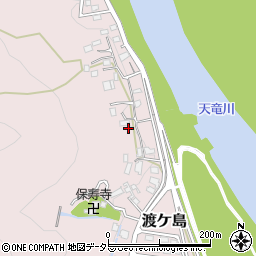 静岡県浜松市天竜区渡ケ島1651周辺の地図