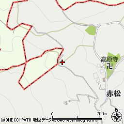 兵庫県川西市赤松61周辺の地図